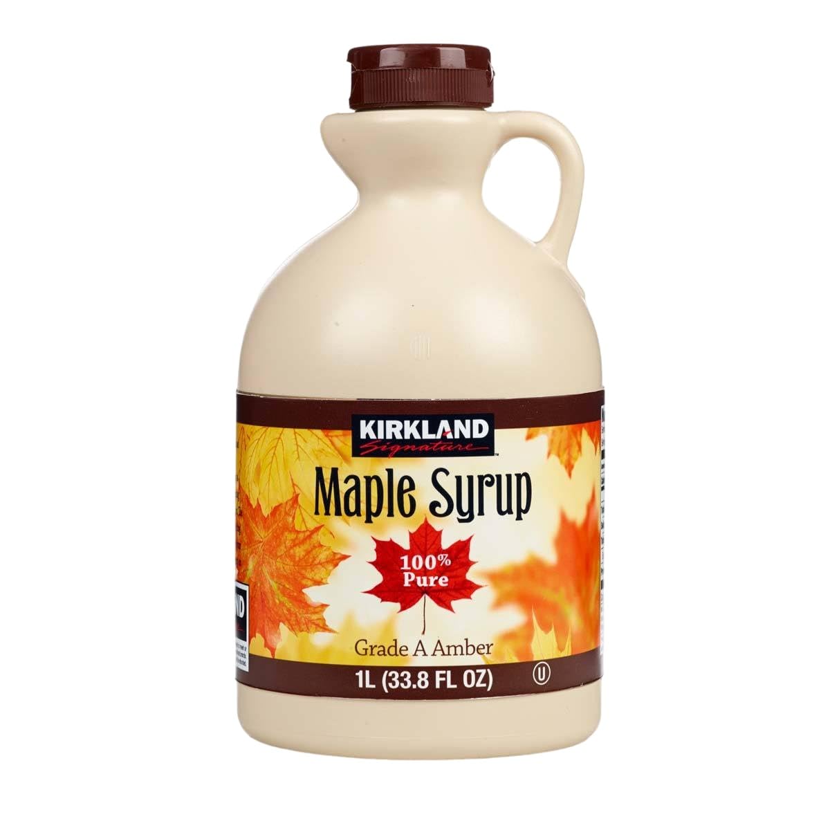 Kirkland - Jarabe de arce, 100 % puro y natural, grado A, sabor fuerte, 1 l