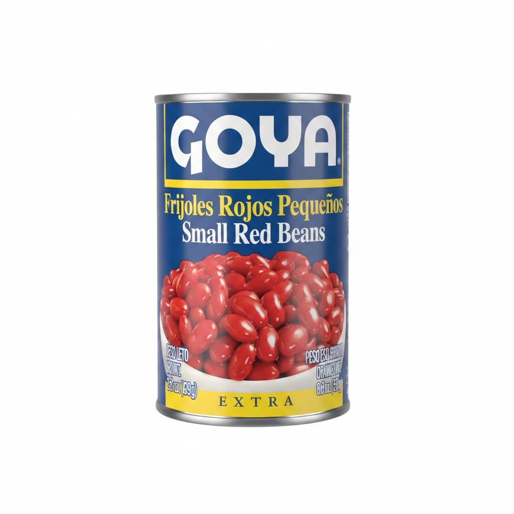 Frijoles Rojos Pequeños 439g - Legumbres Cocidas Listas para Comer - Fuente de Proteína Vegetal y Bajos en Grasa - Goya - Ideal para Guisos y Ensaladas - NEXU
