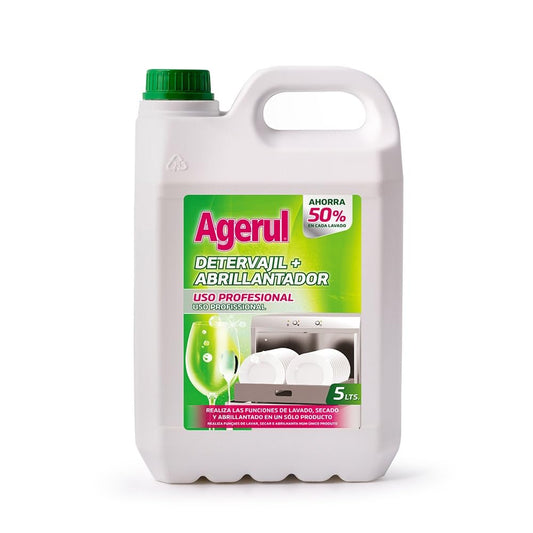 Lavavajillas + Abrillantador Profesional Agerul Garrafa De 5L