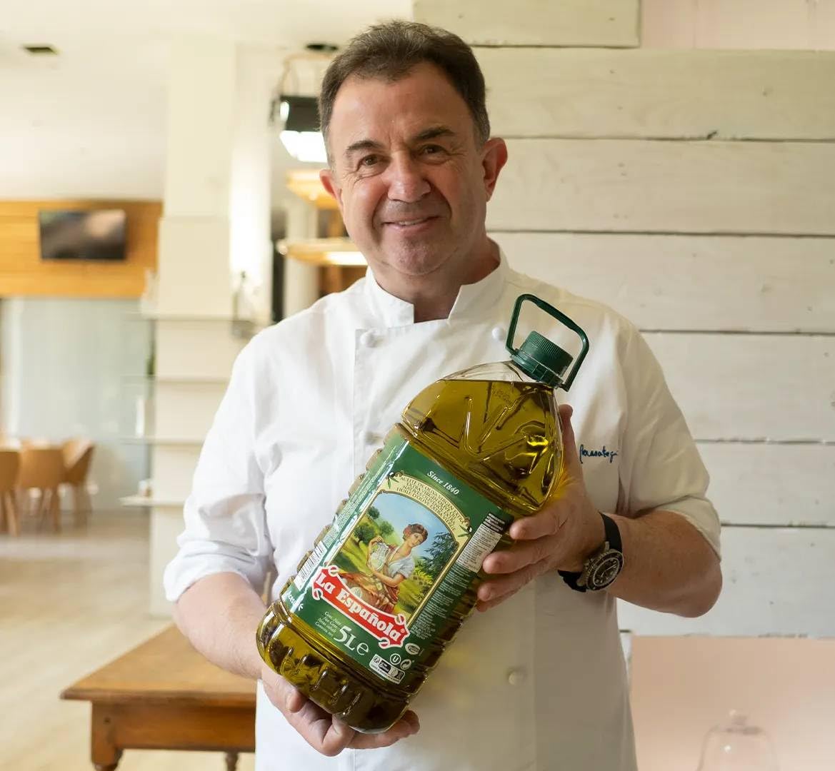 LA ESPAÑOLA Aceite de Oliva Virgen Extra Selección Mediterránea, Garrafa 5L, AOVE de Sabor Equilibrado Ideal para Cocinar y en Crudo