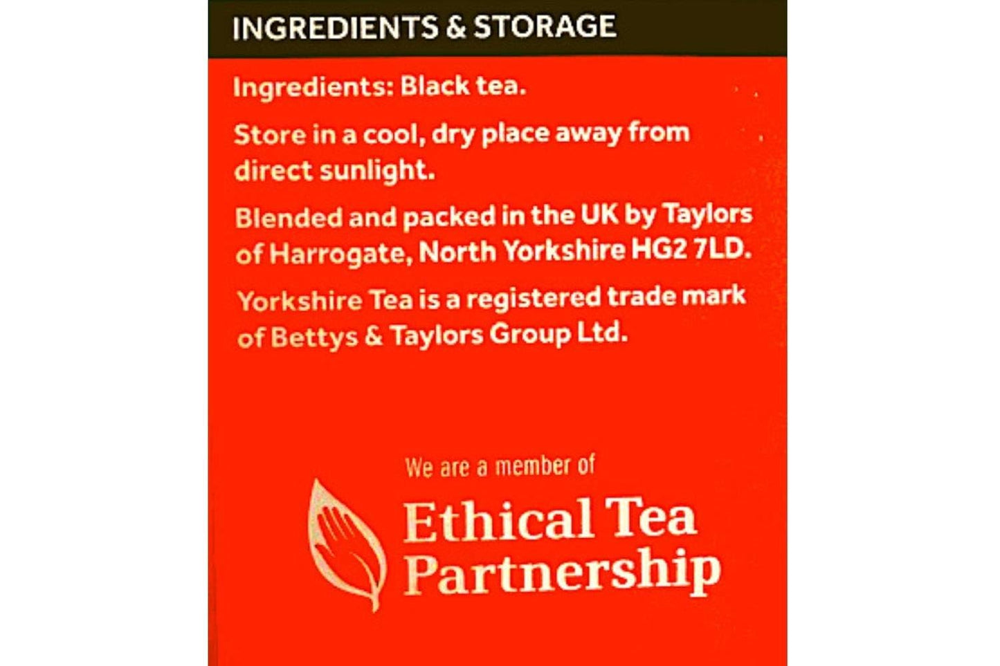 Té Negro Yorkshire Tea 210 bolsas