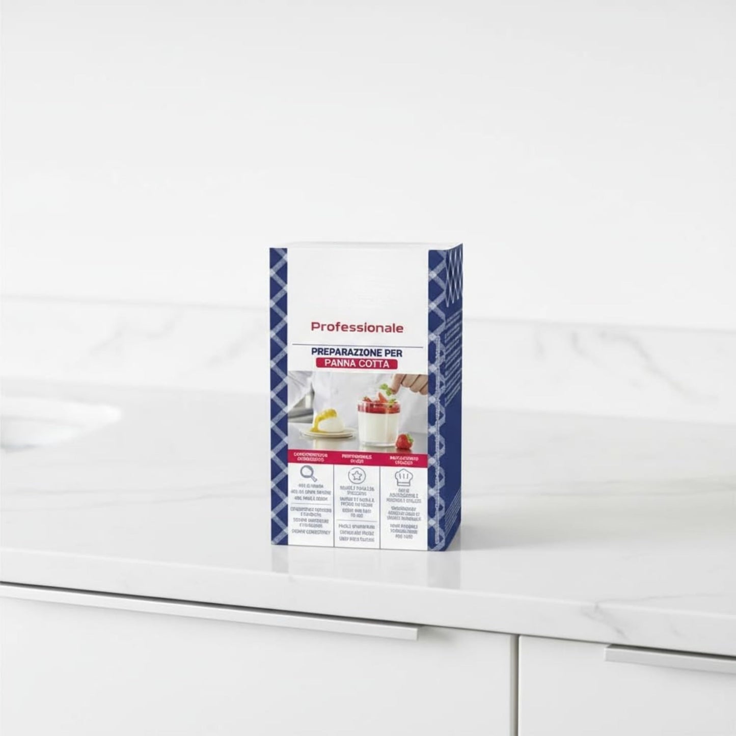 Mezcla para Panna Cotta con 46% de Nata - Textura Cremosa y Fundente - Ideal para Repostería y Hostelería - Fácil Desmoldado para Postres Gourmet - NEXU
