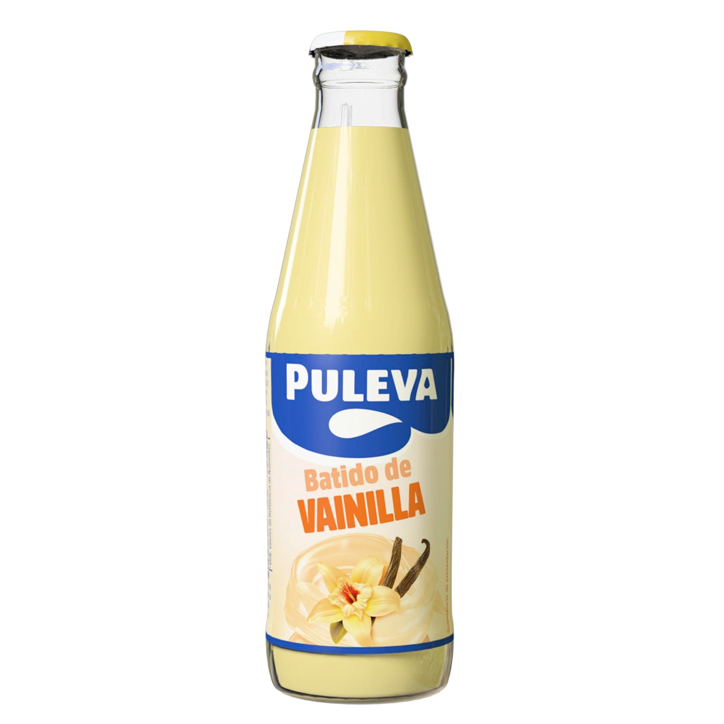 Puleva - Batido de Vainilla botella cristal 200ml - Pack 12 unidades