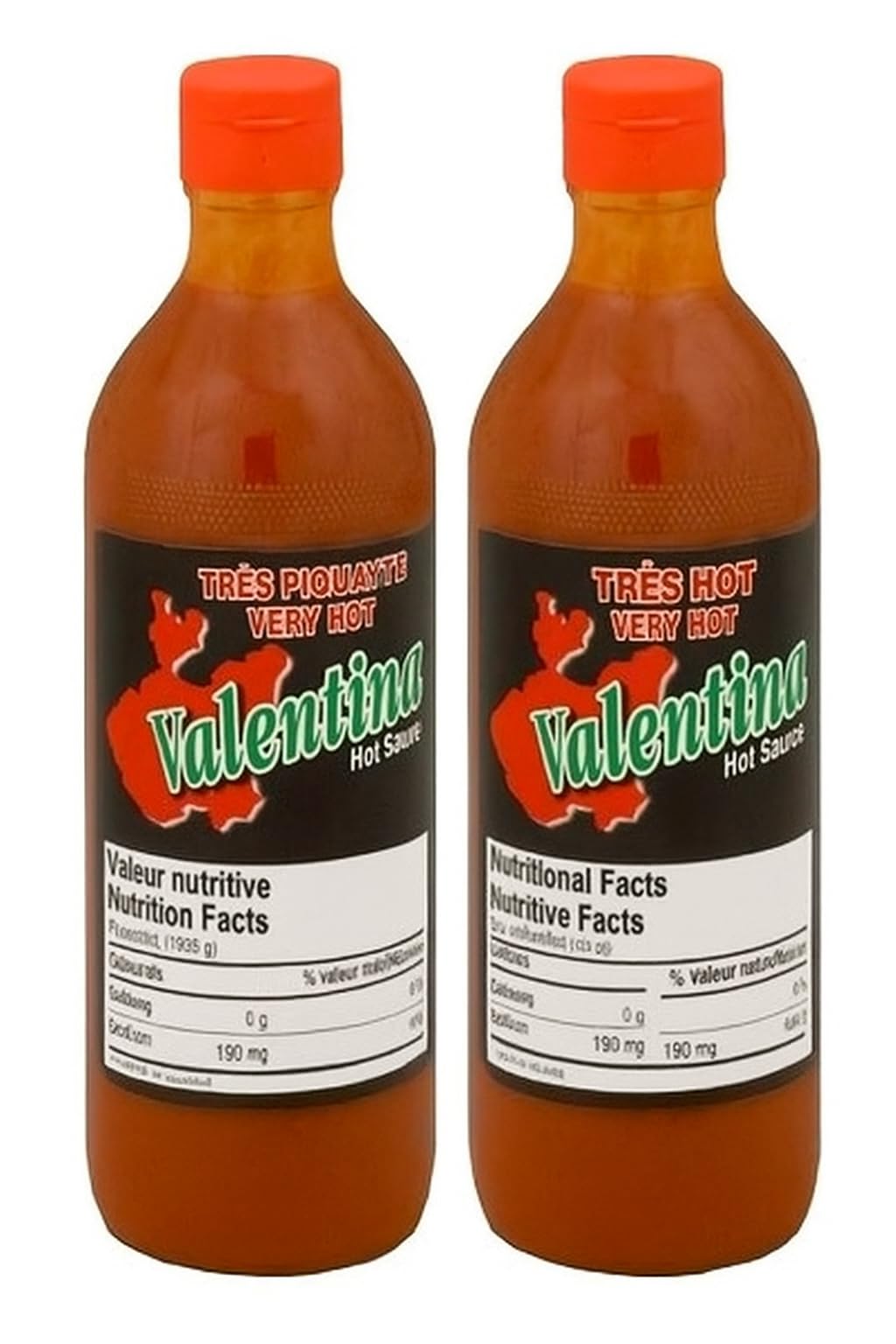 Valentina Pack 2x370 ml Salsa Mexicana Extra Picante en Caja de Cartón.