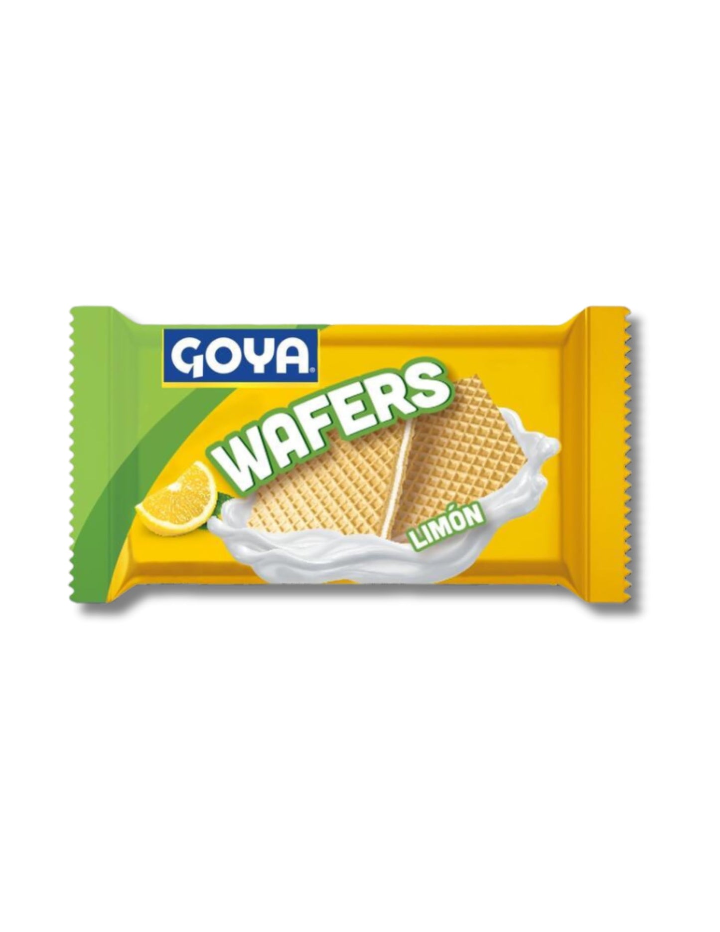 Wafers Sabor Limón - Pack de 6 Unidades de 95G - Galletas de Oblea Crujientes con Crema de Limón - Snack Familiar Ideal para Meriendas y Oficina - Goya - NEXU