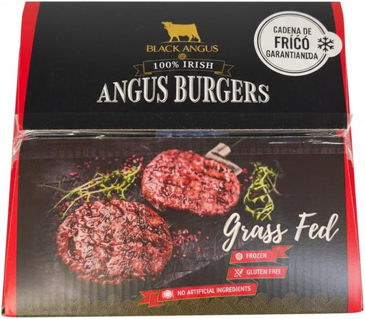 Hamburguesas Black Angus 100% Carne de Vacuno Irlandesa - Pack 20 x 170g - Producto Refrigerado