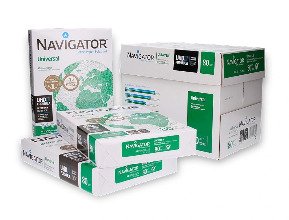 Papel navigator universal 1 paquete de 500 hojas. a4 80 gr