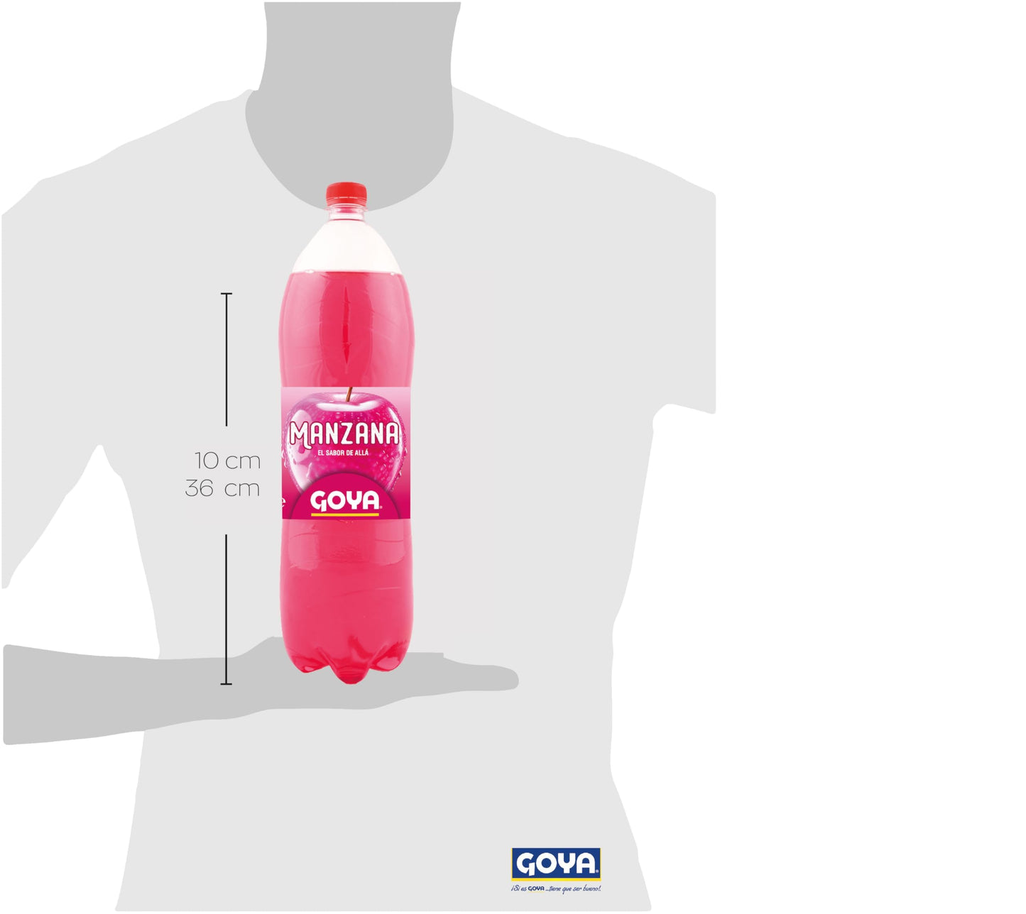 Goya Refresco Sabor Manzana Caramelizada y Chicle 6 x 2L, Formato Práctico Ideal para Compartir, Refrescante y Auténtico