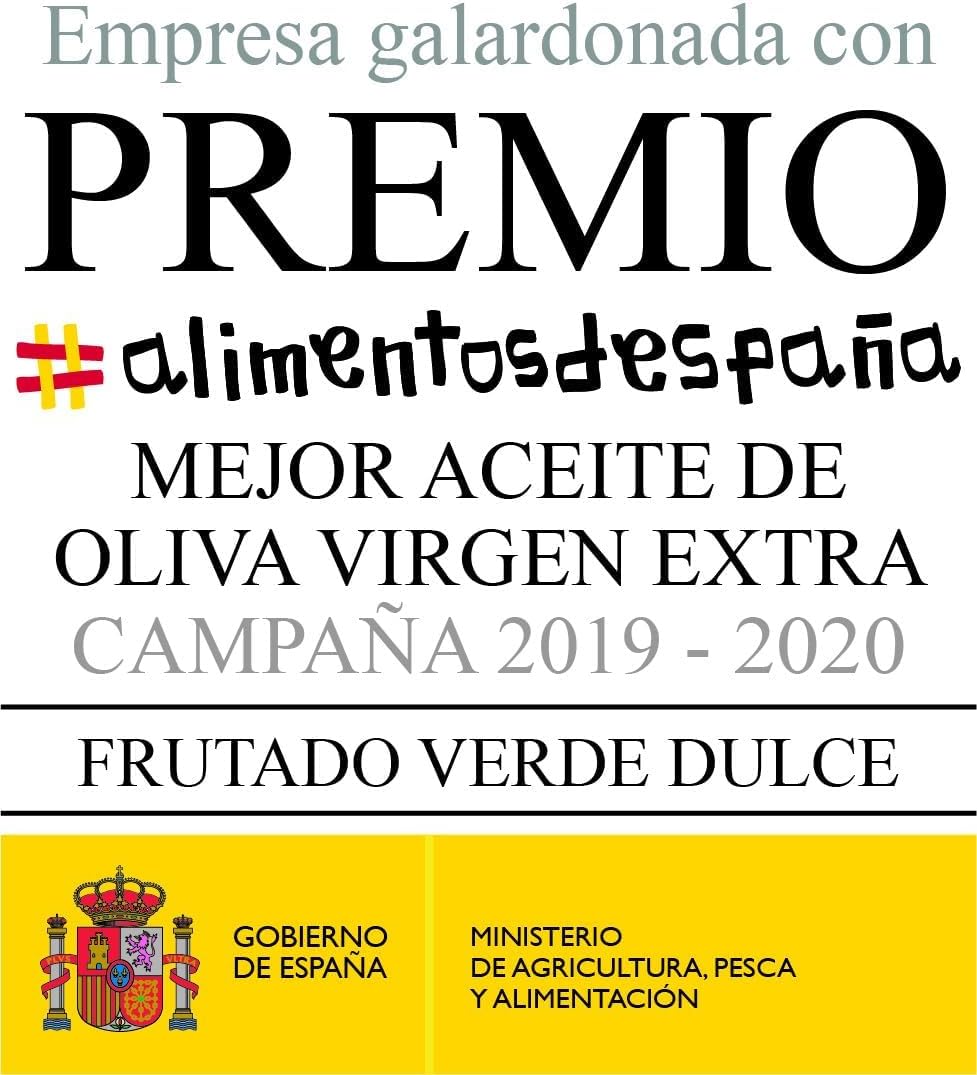 Palacio de los Olivos - Aceite De Oliva Virgen Extra Picual Gourmet - Prensado en Frío, Recolección Temprana - Botella 500ml