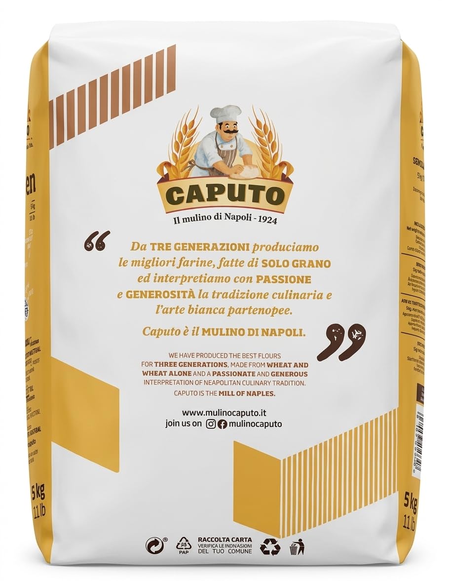 Sémola De Trigo Duro "rimacinata" Molino Caputo 5kg