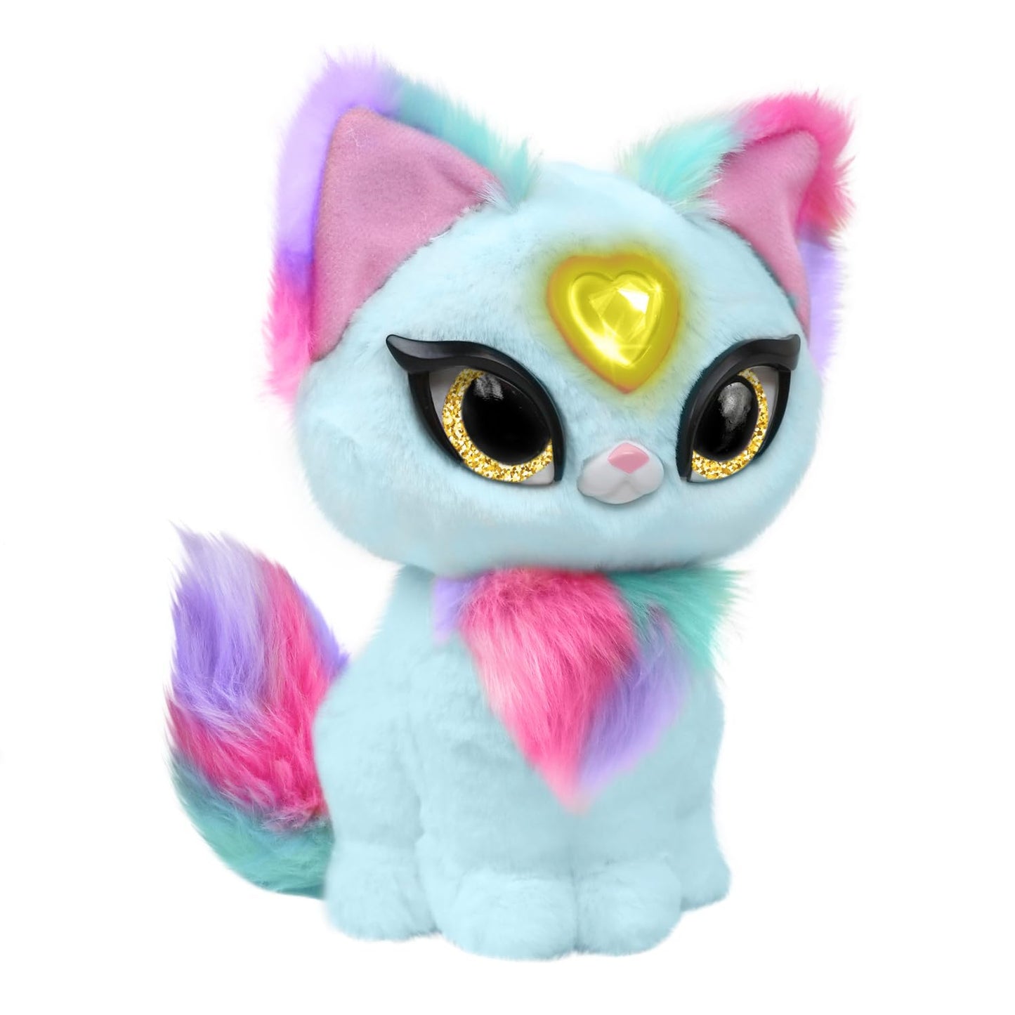 My Fuzzy Friends - Magic Whisper Skye Azul, Juguete Interactivo de Peluche con Sonidos, te responde y susurra,