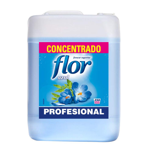 Flor Profesional - Suavizante para la ropa concentrado, aroma azul - 250 dosis