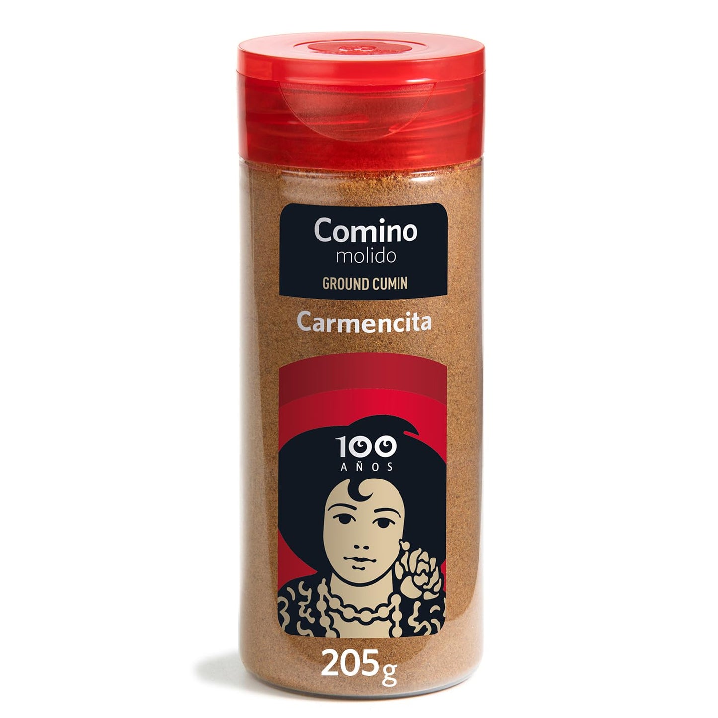 Carmencita Comino Molido, Bote Restaurante Con Tapón dosificador 205g