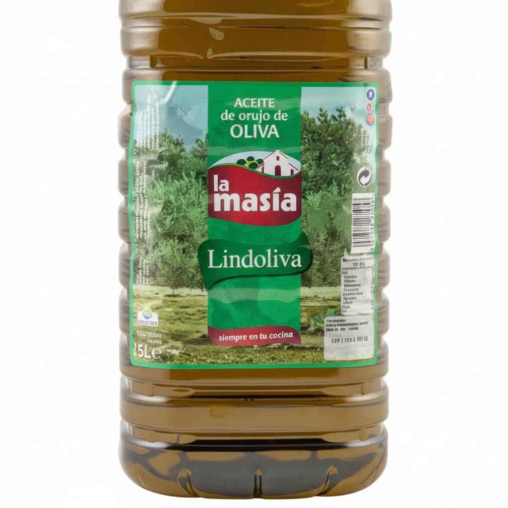 Aceite de Orujo de Oliva 5L - Formato Ahorro Familiar - Ideal para Frituras, Guisos y Cocina Diaria - Garrafa con Asa de Fácil Manejo - NEXU