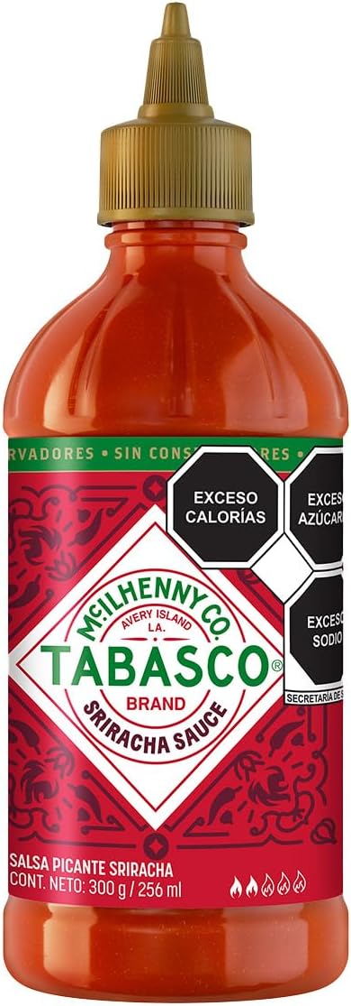Tabasco Salsa Sriracha sabor suave 256 ml