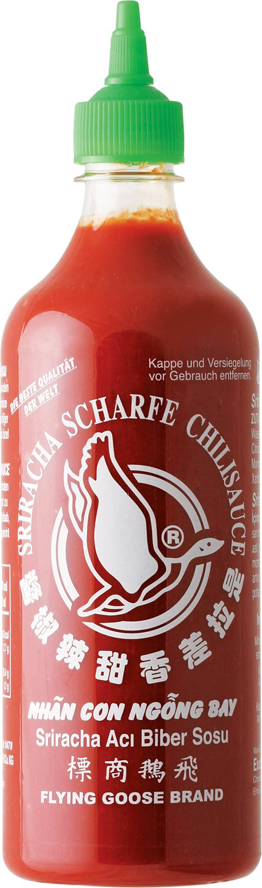 Flying Goose, Salsa de chile (Sriracha, picante) ,730 ml (Paquete de 2)