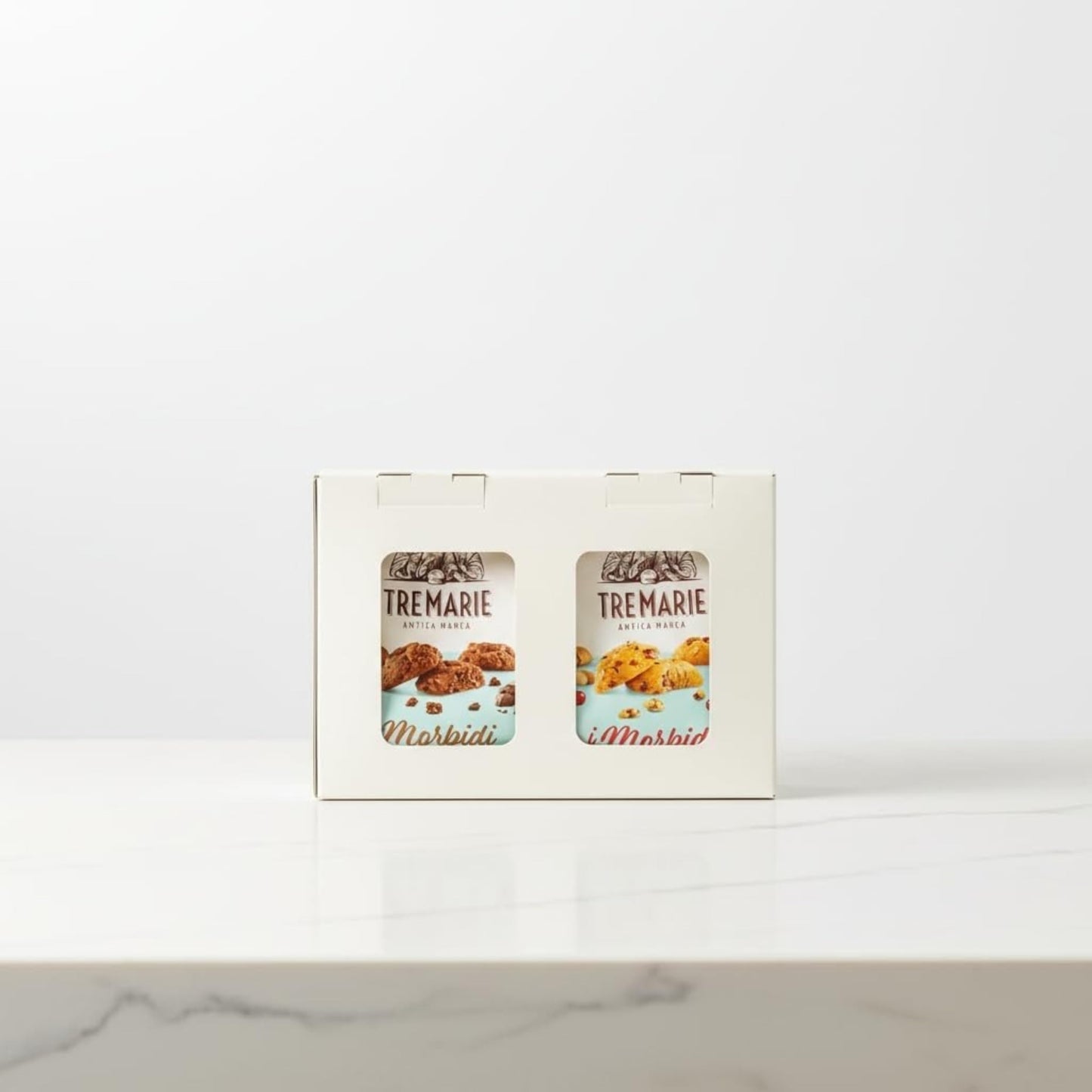 Surtido de Galletas Gourmet Italianas - Caja Regalo con Variedades de Pepitas de Chocolate (360g) y Cacao (315g) - Repostería Tradicional Artesanal - NEXU