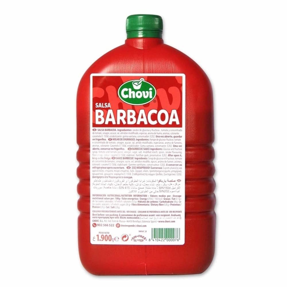 Chovi - Salsa Barbacoa, Botella, 1.9 Kg