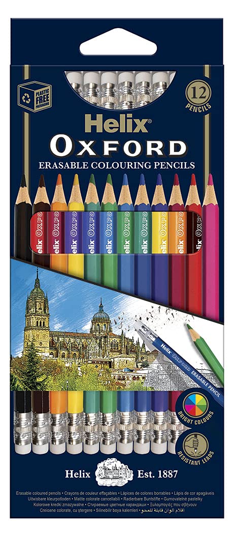 Helix Oxford 899784 - Juego Completo de papelería para el Regreso a Clases, Color Azul Oxford