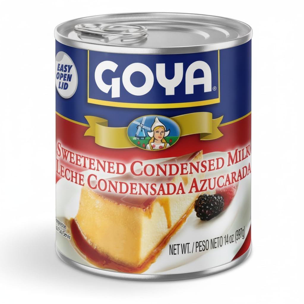 Leche Condensada Azucarada 397g - Lata con Abre Fácil - Ideal para Postres, Repostería, Café y Dulces - Textura Cremosa y Sabor Tradicional - 14 oz - NEXU