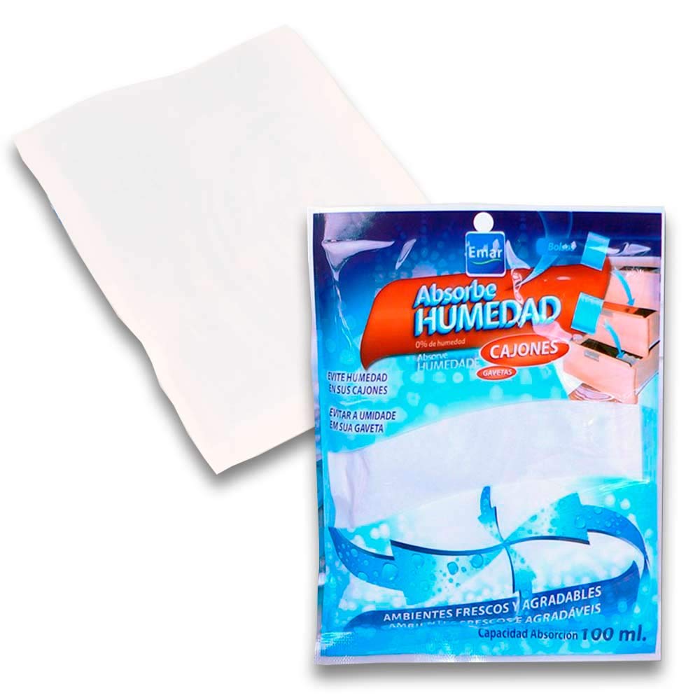 Emar - Absorbe Humedad Cajones 100 Ml. Capacidad hermético Anti-vertidos