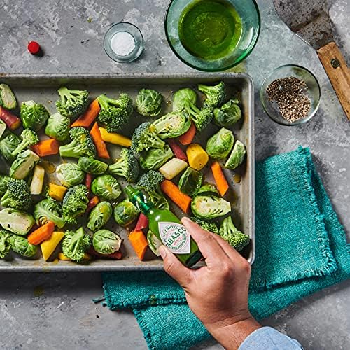 Tabasco - Verde, Salsa Picante Sabor Suave, Elaborada Con Chiles Jalapeños, Producto Típico Cocina Tex-mex, 60 Mililitro