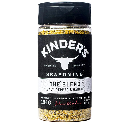Sal de condimento Kinder's The Blend, pimienta y ajo, 10.5 onzas