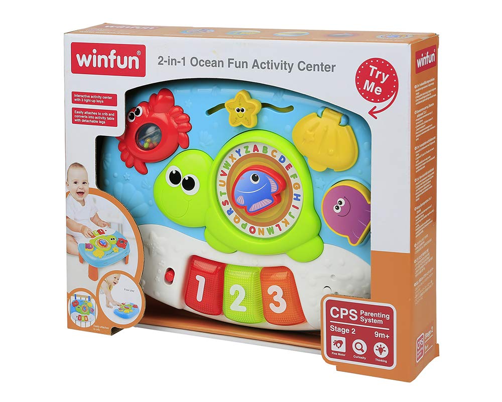 Winfun - Centro de juego infantil con luz y sonido (ColorBaby 44529)