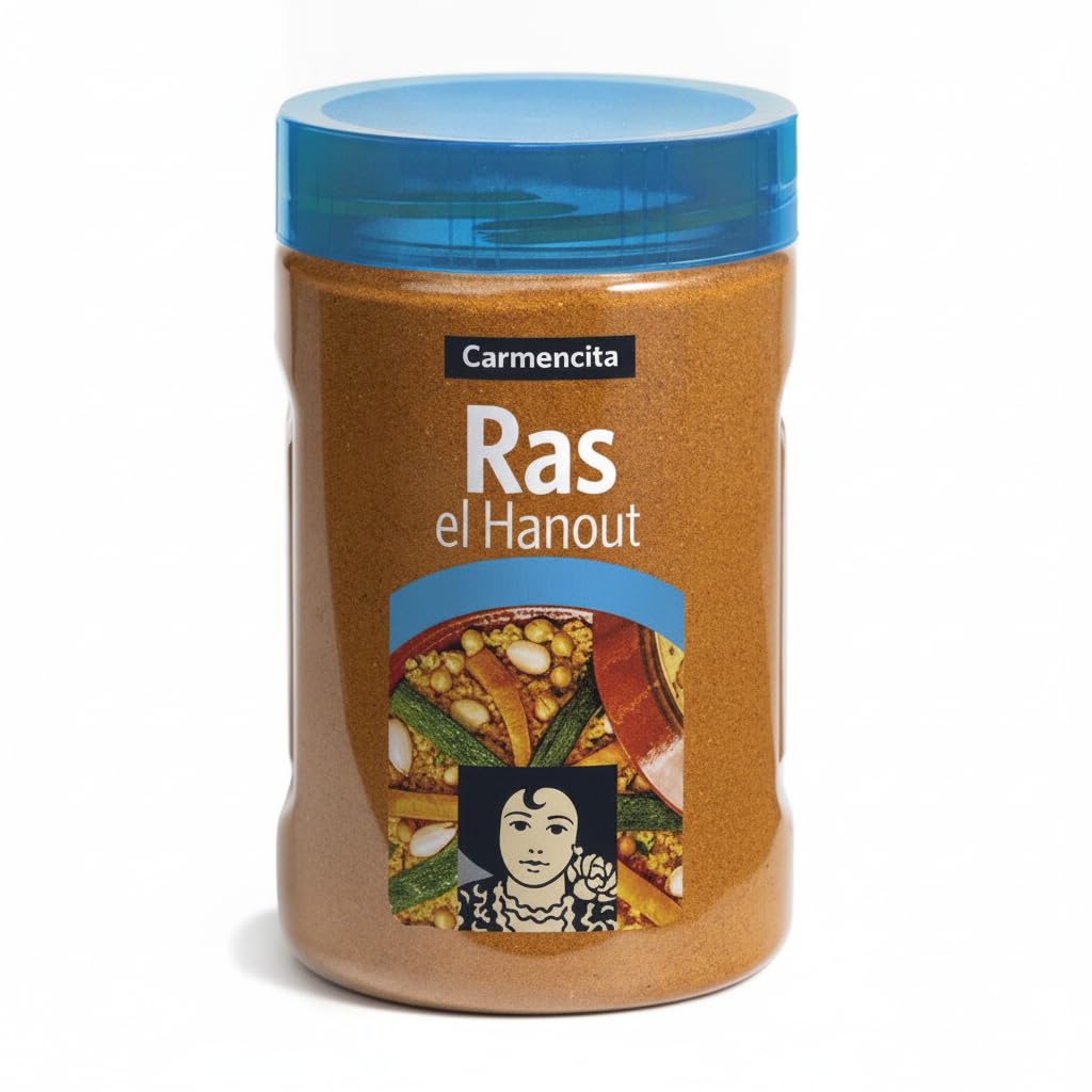 Sazonador Ras el Hanout 507g - Mezcla de Especias Tradicional para Cuscús, Cordero y Recetas Exóticas - Gran Formato con Tapa de Rosca - NEXU