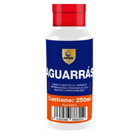 SPSIL Aguarrás 250 ml - Limpieza Eficaz de Utensilios y Restos de Pintura - Fácil Aplicación