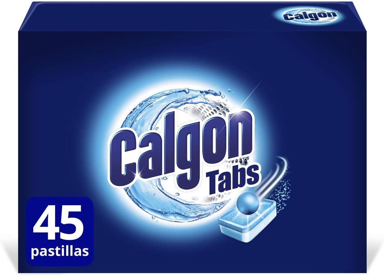 Calgon Powerball Pastillas - Antical para la Lavadora, Elimina Olores y Suciedad - 45