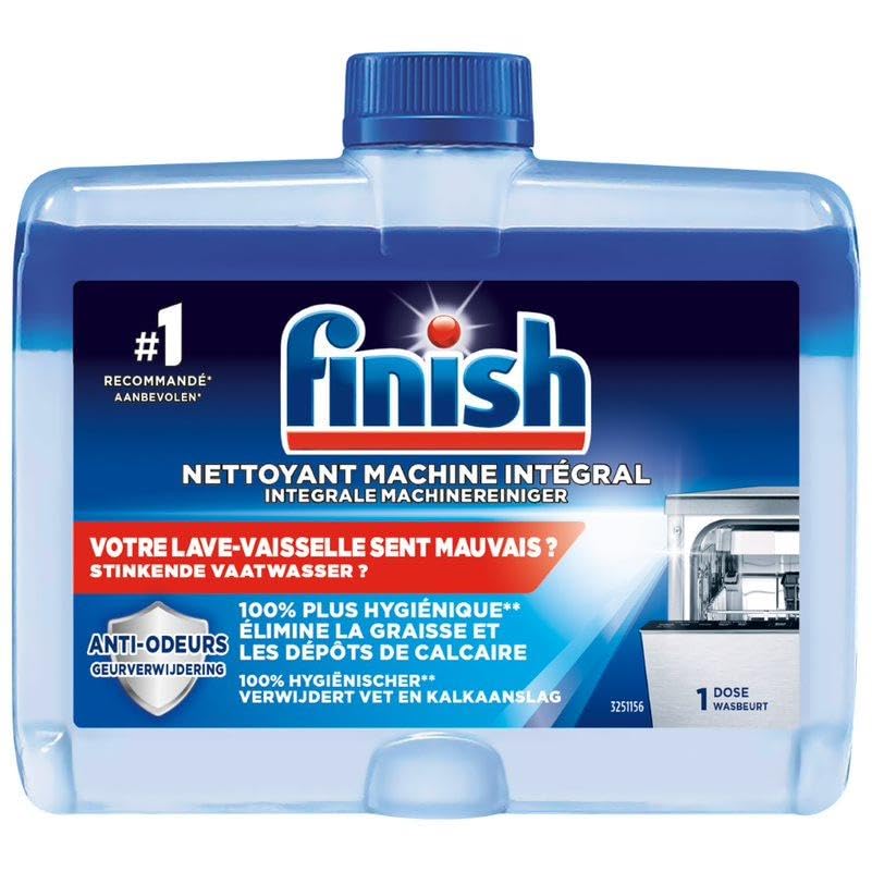 Finish - Lote de 2 limpiadores para lavadora (250 ml)