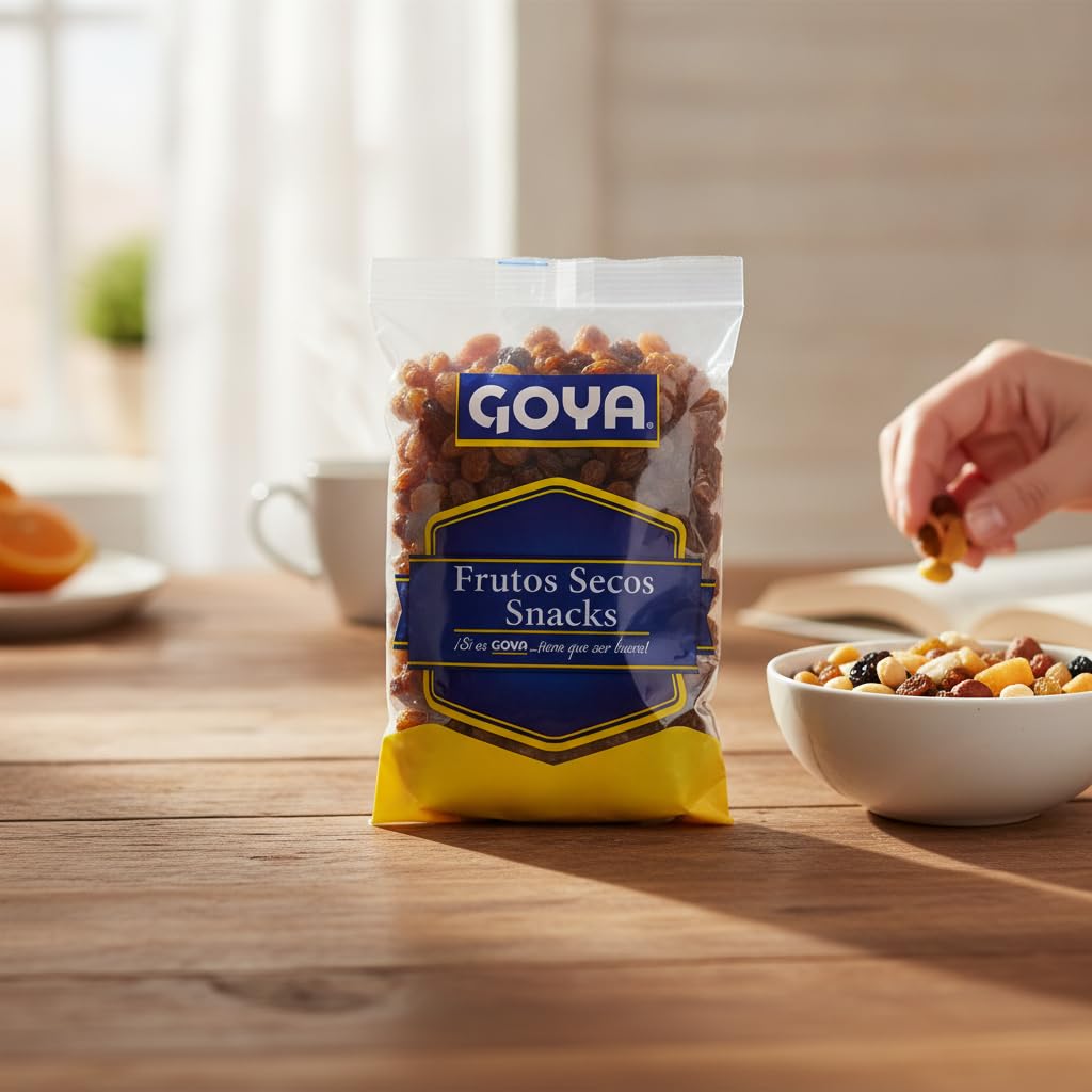 Pasas - Snacks de Frutos Secos - Pack de 6 Bolsas Individuales de 225g - Fruta Deshidratada Natural Sin Azúcares Añadidos - Ideal para Niños, Deporte, Oficina y Excursiones - NEXU