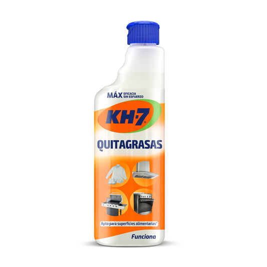 KH7 Quitagrasas, Desengrasante, Elimina Grasa y Suciedad,Aplícalo en Cocina, Ropa, Exterior o Vehículos | Apto para todas las Superficies y Tejidos Formato Ahorro, Recambio 715 mL