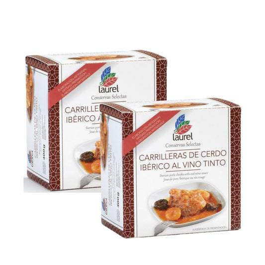 Carrilleras de Cerdo ibércio al Vino Tinto (pack 2ud)