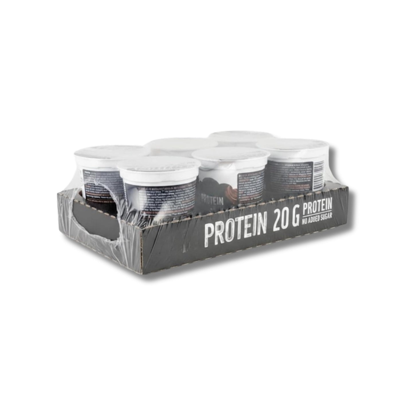 Proteina de Chocolate BCAA Pudding - Pack de 6 x 200g - Postre Proteico con 20g de Proteína por Tarrina - Sin Azúcares Añadidos - Sin Lactosa - Sabor Chocolate Enriquecido con Vitaminas - NEXU