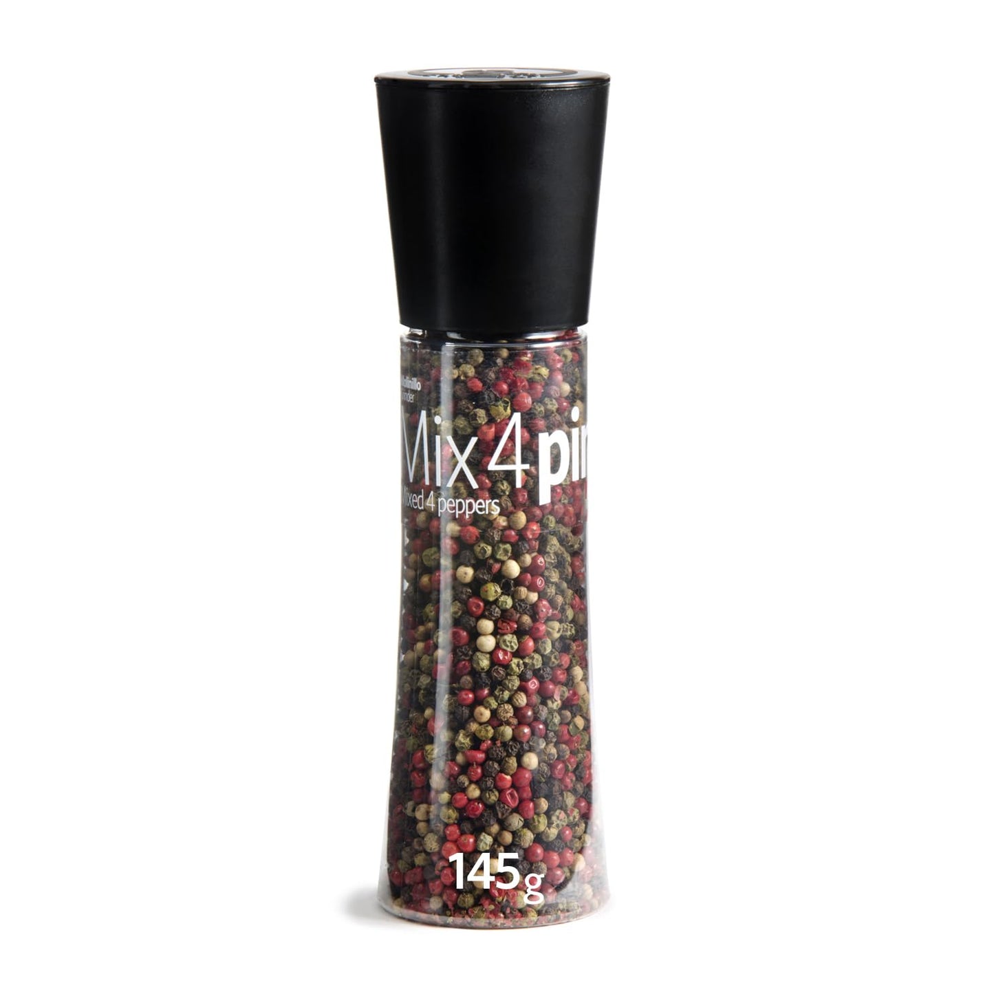 Carmencita Mix 4 Pimientas Molinillo Gigante, Sin Gluten, 145g
