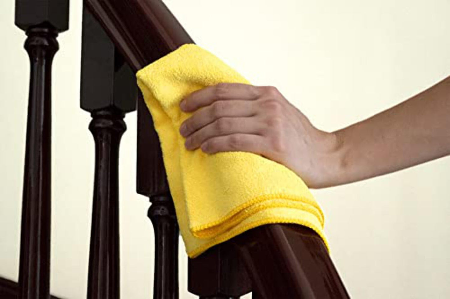 KIRKLAND Signature 713160 Toallas de Microfibra Ultra afelpadas, Paquete de 36, Amarillo, 16 Pulgadas de Alto x 16 Pulgadas de Ancho