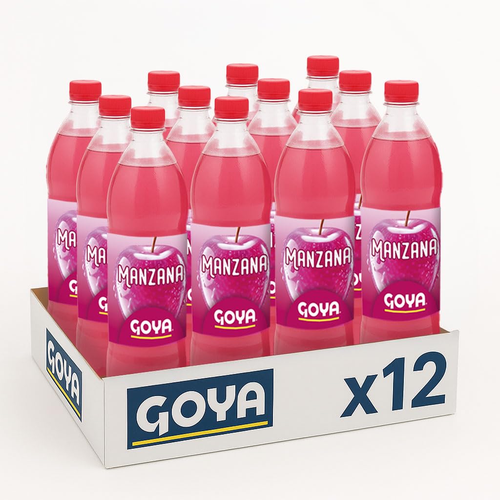 Goya Refresco Sabor Manzana Caramelizada y Chicle 6 x 500ml, Formato Práctico Ideal para Compartir, Refrescante y Auténtico