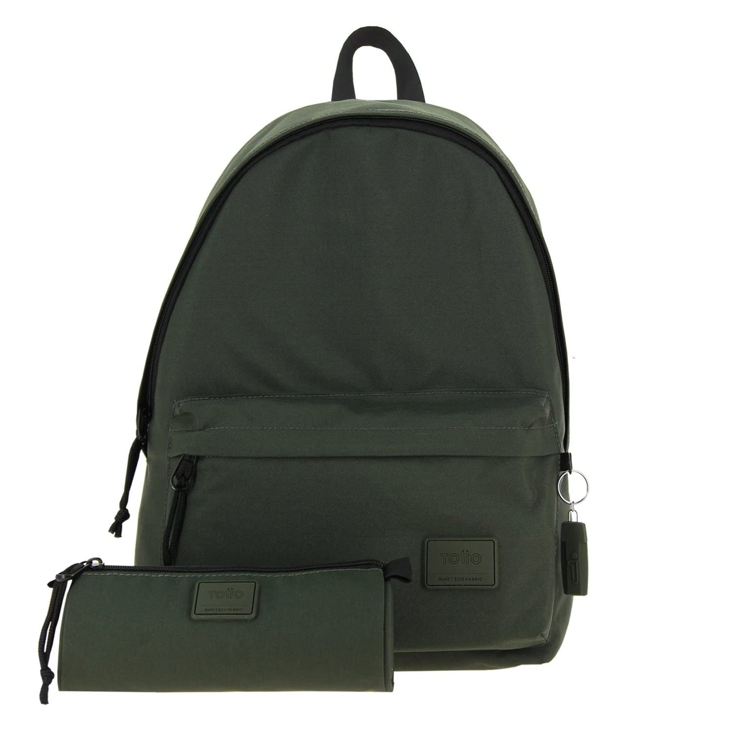 TOTTO Pack Mochila + Estuche Color Verde - Kalex