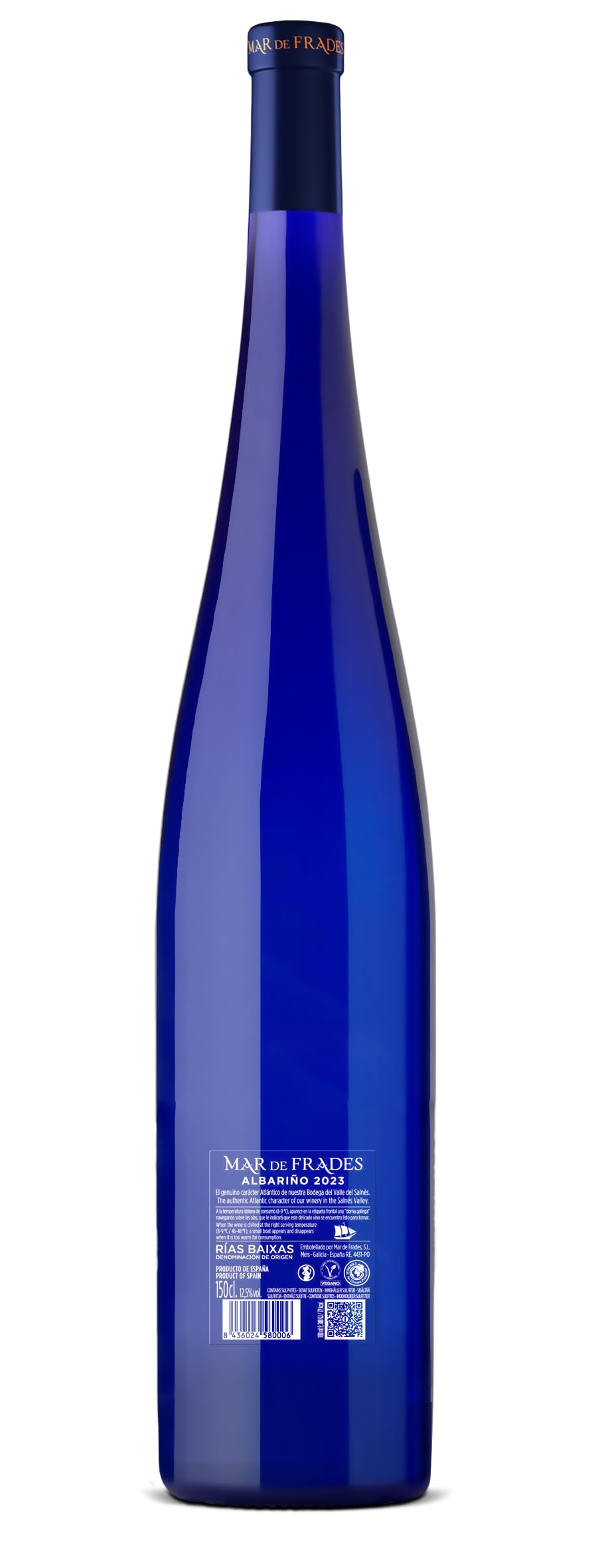 Mar de Frades Albariño Vino Blanco - Denominación de origen. Rías Baixas - Botella 150 Cl.