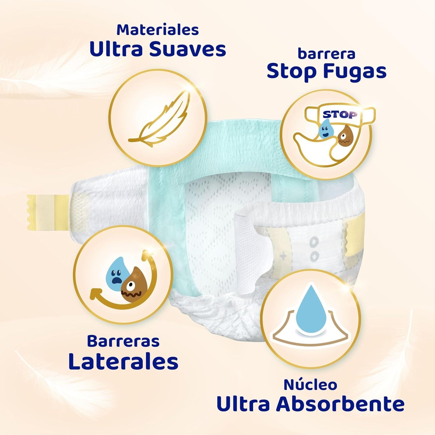 Dodot Sensitive Talla 3 (6-10 kg) Mega Pack 148 Pañales | Protección Suave para la Piel del Bebé | Máxima Absorción y Cuidado Diario