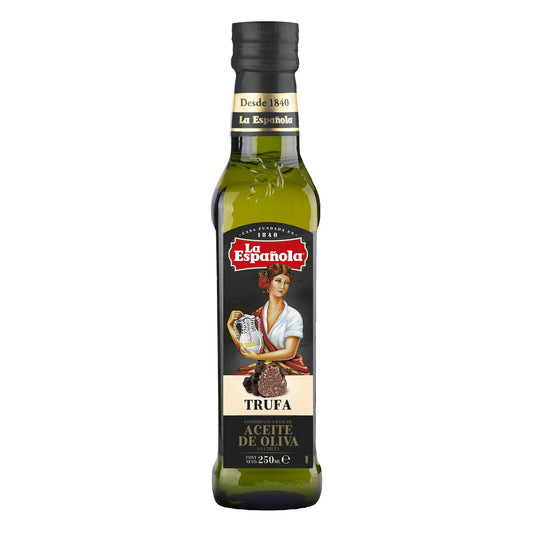 LA ESPAÑOLA - Aceite de Oliva Virgen Extra Aromatizado con Trufa Blanca, 250 ml