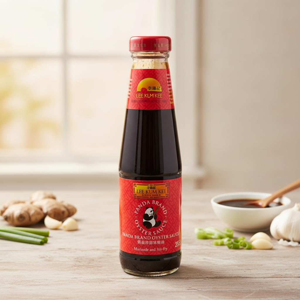 Salsa de Ostras 255g - Condimento Auténtico para Cocina Asiática, Salteados y Marinados - Sabor Umami Intenso en Botella de Vidrio - NEXU