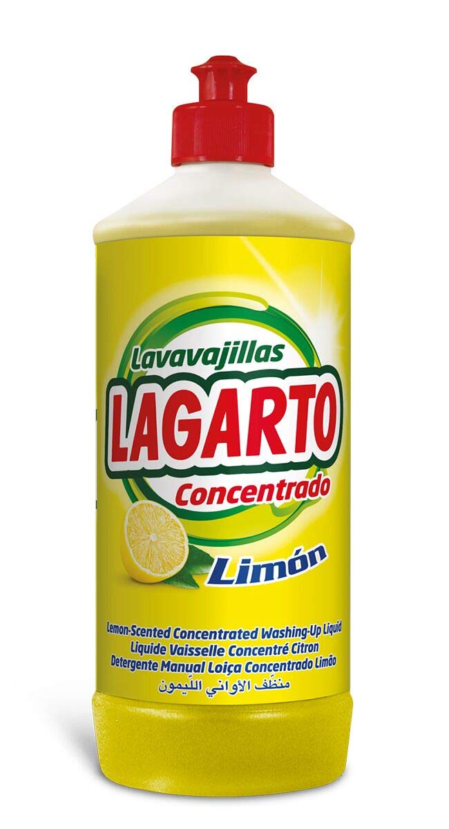Lagarto Lavavajillas Mano Concentrado, Limon, 750 ml