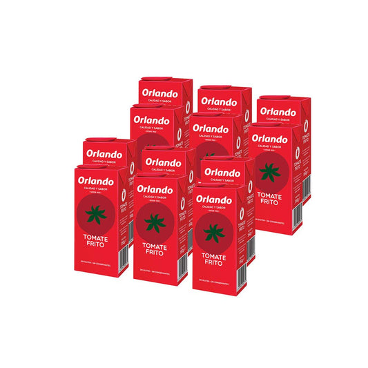 Orlando - Tomate Frito Clásico, Brik 350 g - [pack de 12]