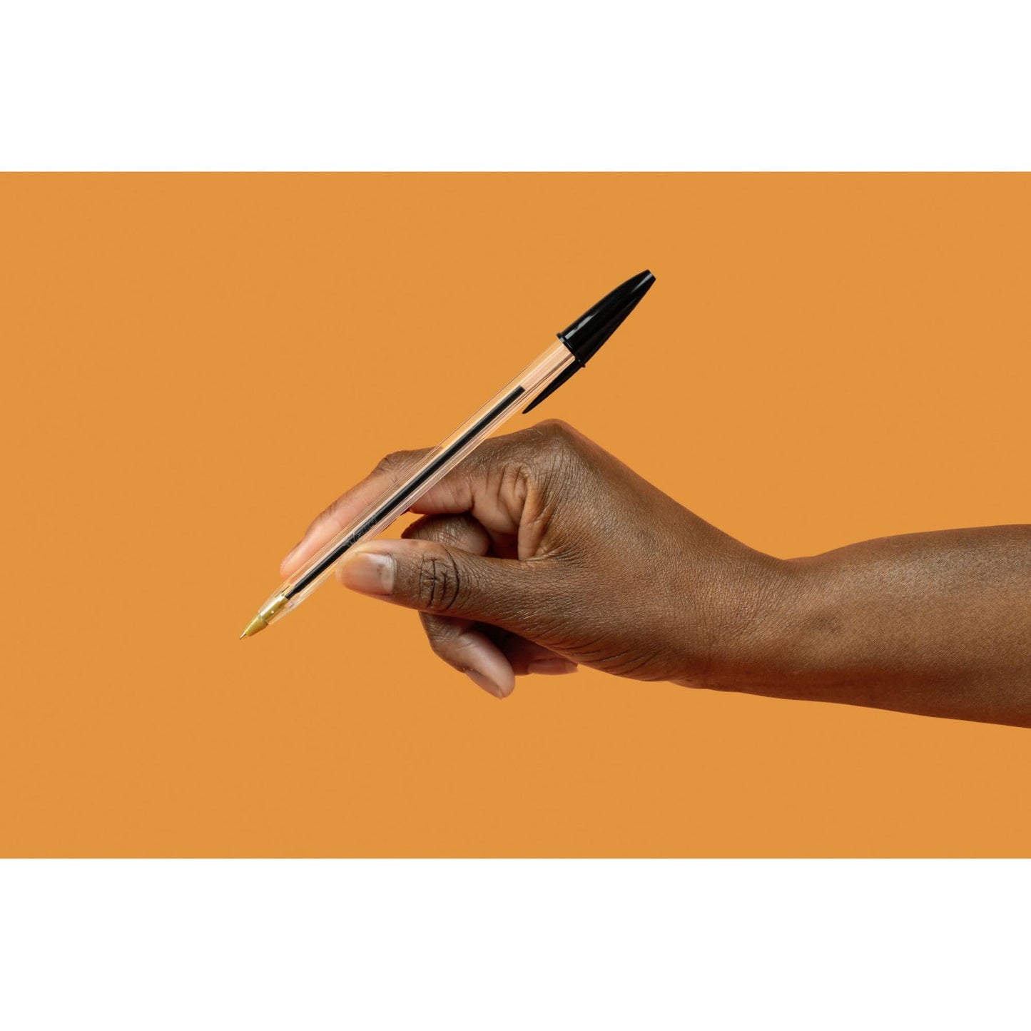 Bic Cristal Original 8373631 - Caja de 50 Unidades, Bolígrafos Punta Media (1,0 Mm), Color Negro