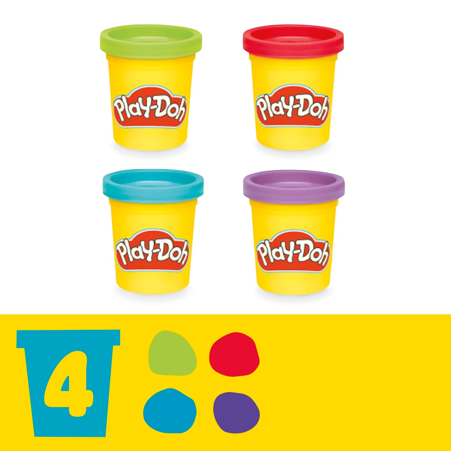 Play-Doh - Set de Juego portátil - Juguetes de Manualidades Infantiles con Plastilina No Tóxica, a Partir de 3 años