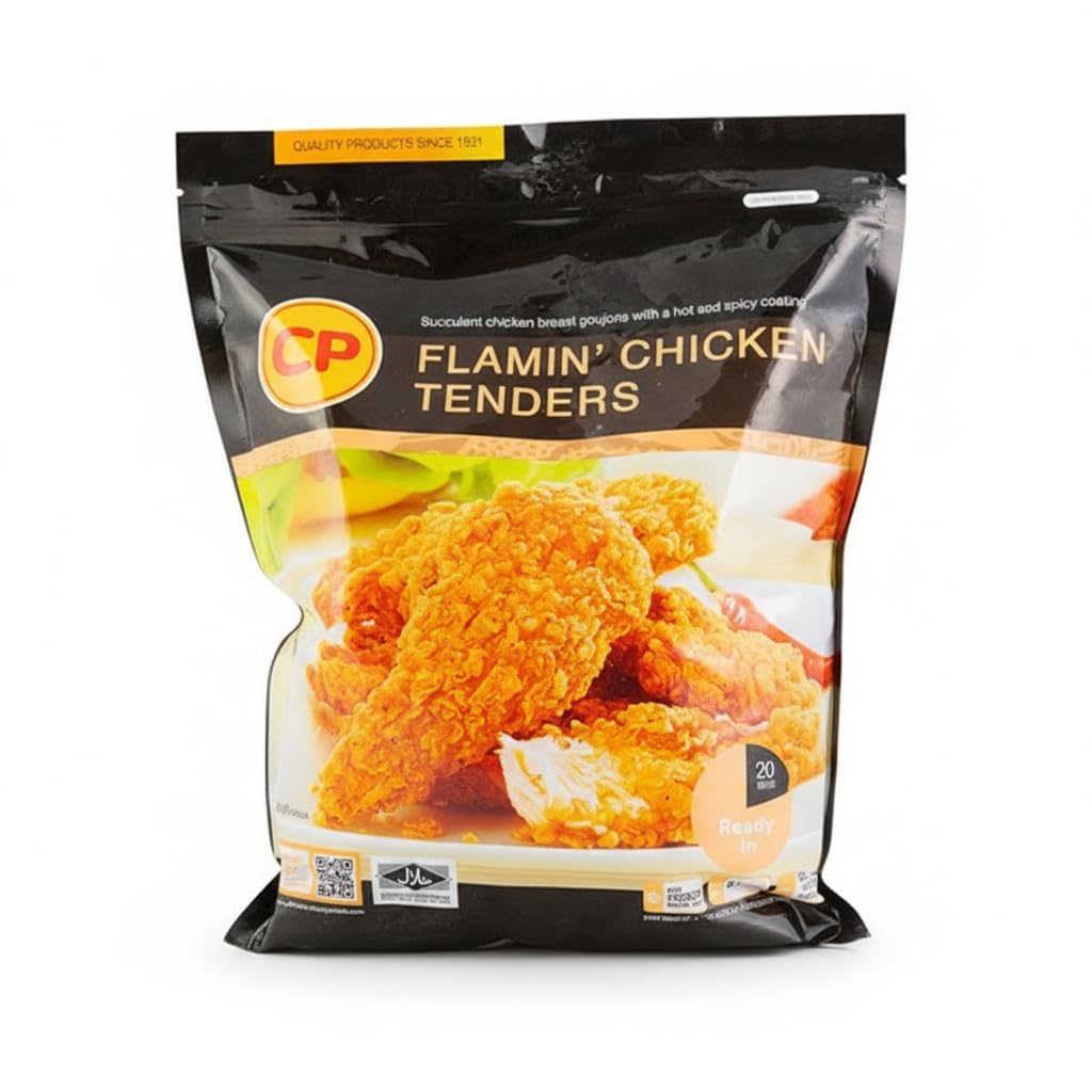 Flamin' Chicken Tenders - Tiras de Pechuga de Pollo Crujientes y Muy Picantes - Formato Familiar 1,5 kg - Listas al Horno en 20 Minutos - NEXU