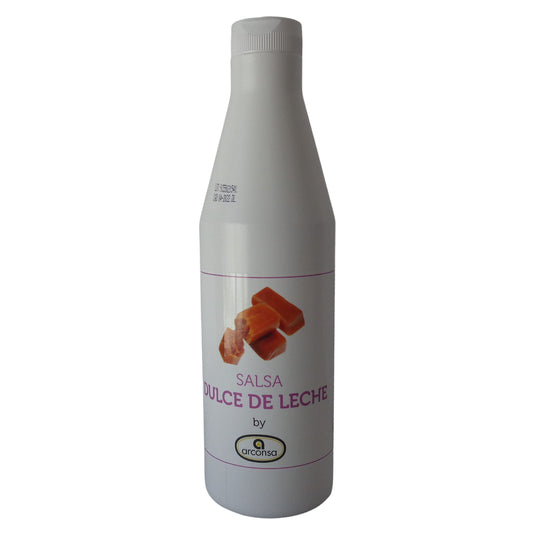 Salsa Dulce de Leche Arconsa – especial para repostería, helados y postres – botella 1,2 kg